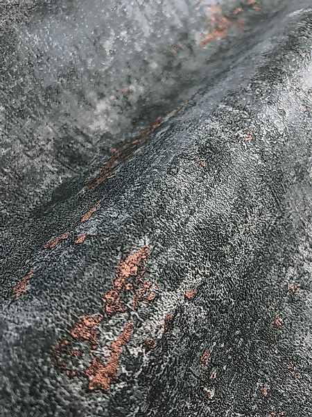 Newroom Vliestapete, Anthrazit Tapete Industrial Beton - Betontapete Blau K günstig online kaufen