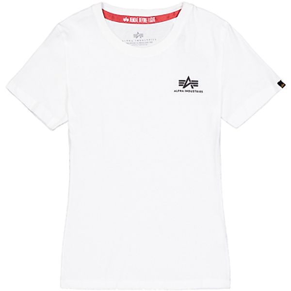 Alpha  T-Shirt Basic T Small Logo Women - white günstig online kaufen