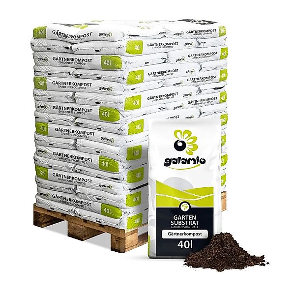 Galamio Gärtnerkompost 40l x 42 Sack 1680l Palette günstig online kaufen