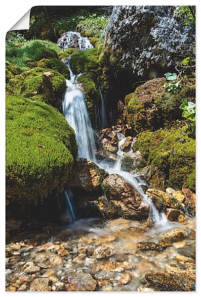 Artland Wandbild »Kleiner Wasserfall in den Bergen«, Gewässer, (1 St.), als günstig online kaufen