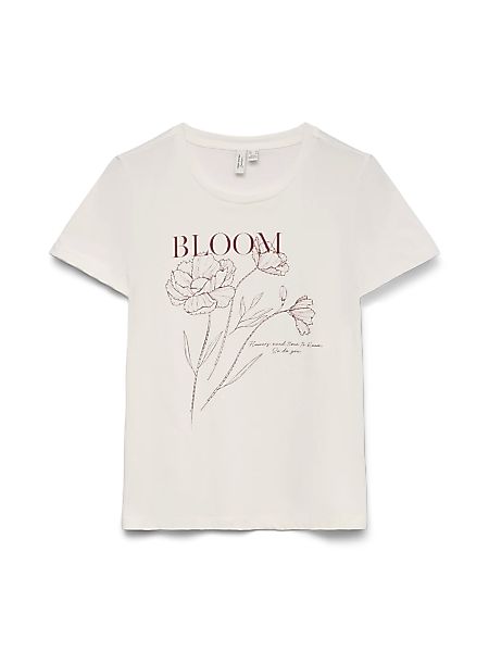 Vero Moda Kurzarmshirt "VMJILIADA S/S T-SHIRT JRS BTQ" Baumwolle günstig online kaufen