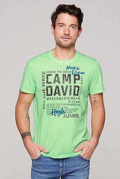 CAMP DAVID Rundhalsshirt aus Baumwolle günstig online kaufen