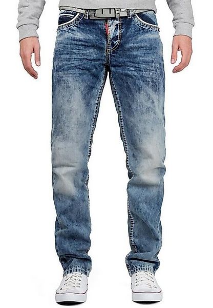Cipo & Baxx Regular-fit-Jeans Hose BA-CD148 W34/L32 (1-tlg) mit dicken Kont günstig online kaufen