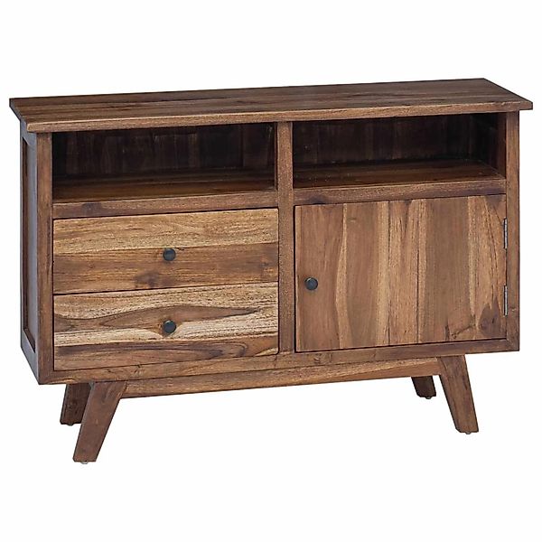 vidaXL Sideboard mit Schubladen Natur 100 x 30 x 68 cm Massivholz Teak 4201 günstig online kaufen