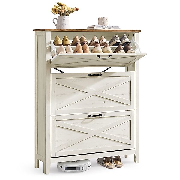 VASAGLE Schuhschrank Für Eingangsbereich, Landhausstil, für günstig online kaufen