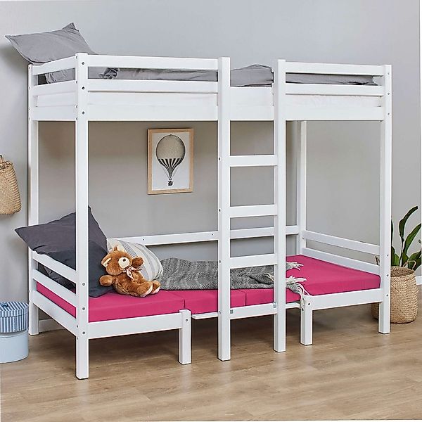 Hoppekids Etagenbett »ECO Dream JUMBO Hochbett B/T/H 101/208/170 cm, umbaub günstig online kaufen