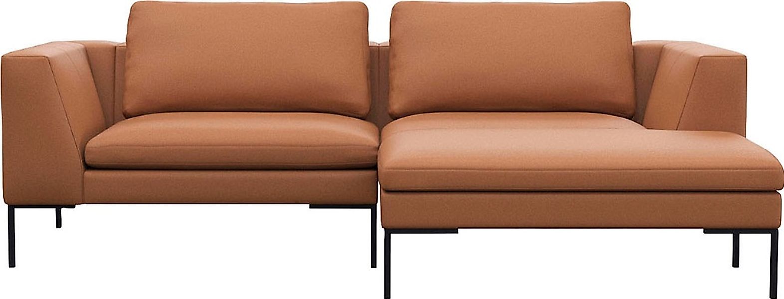 FLEXLUX Ecksofa "Loano, superbequemer Sitzkomfort durch Kaltschaum im Sitz, günstig online kaufen