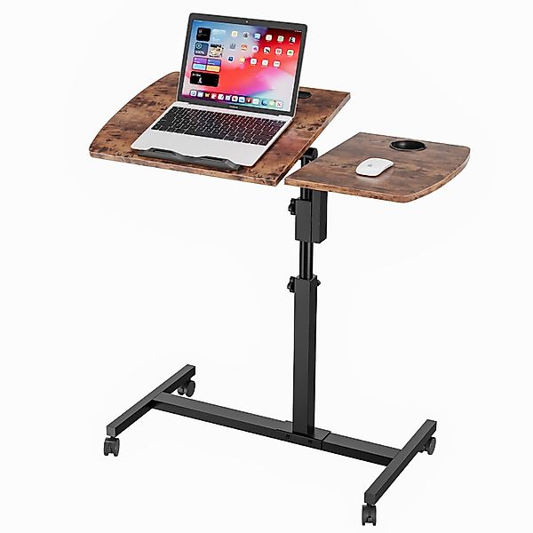 YOLEO Stehpult Laptoptisch Beistelltisch Höhenverstellbar 68,5-98cm günstig online kaufen