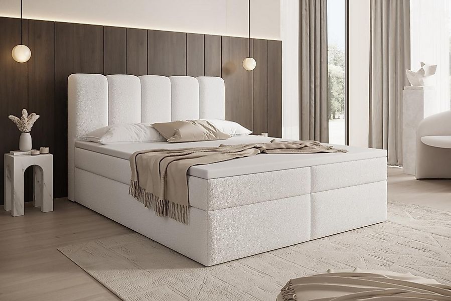 Compleo Boxspringbett COZYS mit 2 Bettkasten, Bonell-matratze und Topper al günstig online kaufen