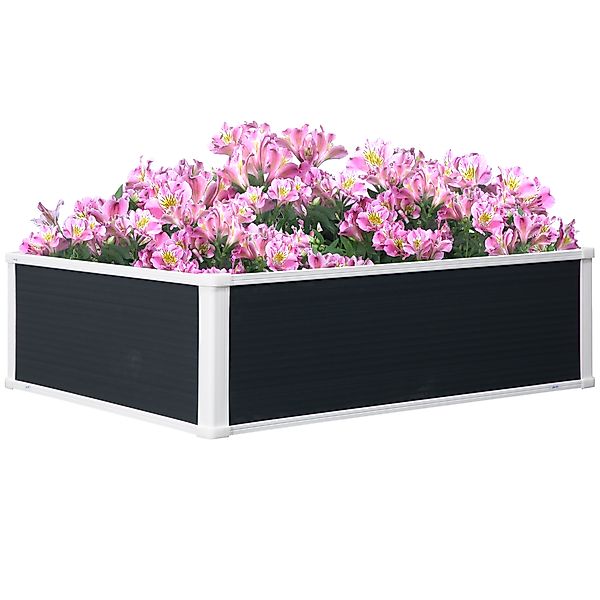 Outsunny Hochbeet Blumenkasten Pflanzkasten mit Drainagefunktion für Kräute günstig online kaufen
