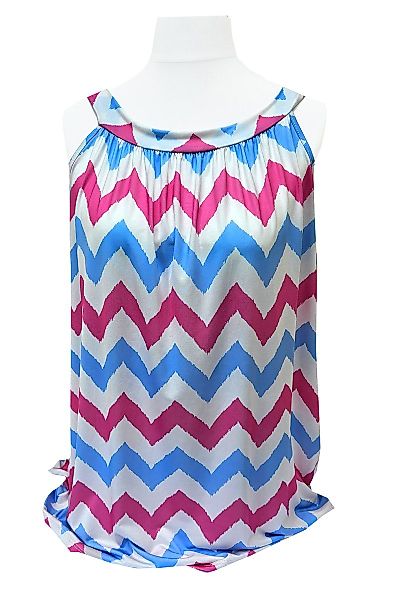 Kurzarmbluse SAISON Blusentop Bunt 38/40/42 Blusenshirt günstig online kaufen