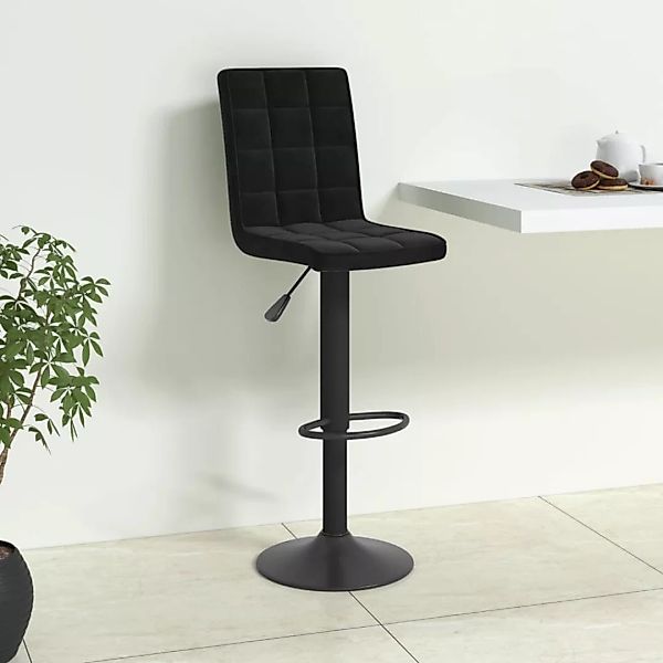 vidaXL Barhocker Barhocker Schwarz Samt (1 günstig online kaufen