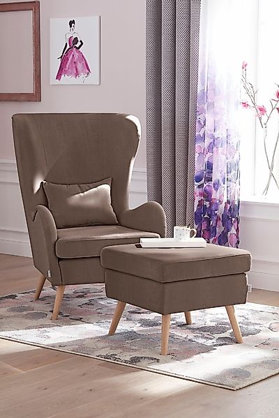 Home affaire Sessel »Salla auch in Fellimitat und Feincord, viele Bezugsart günstig online kaufen