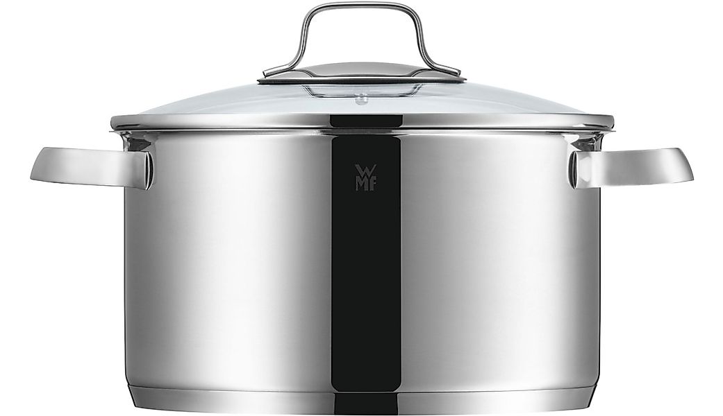 WMF Topf-Set »Belmonte, mit Glasdeckeln«, Cromargan® Edelstahl Rostfrei 18/ günstig online kaufen