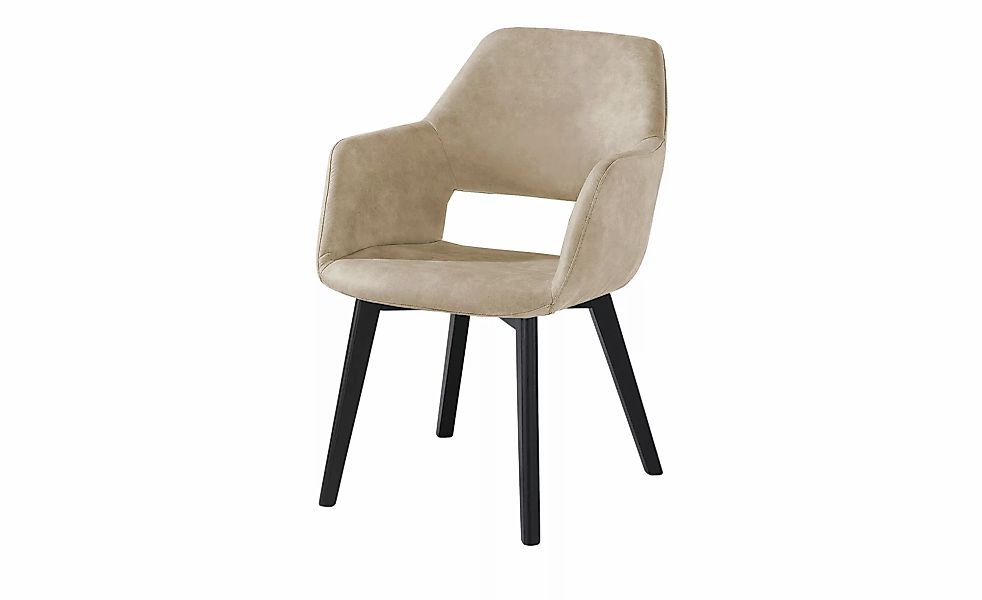 Woodford Armlehnstuhl  Berlin ¦ beige ¦ Maße (cm): B: 57 H: 85 T: 67.0 Stüh günstig online kaufen