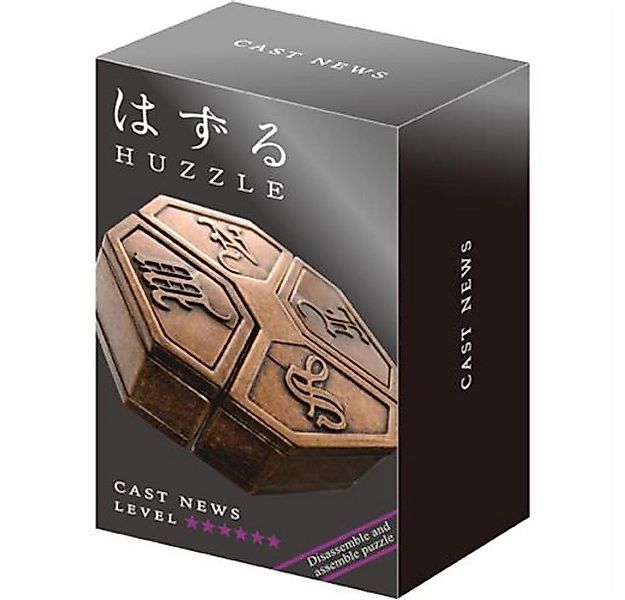 Hanayama Puzzle Cast News Level 6, 2 Puzzleteile, Metallpuzzle, Grand Maste günstig online kaufen