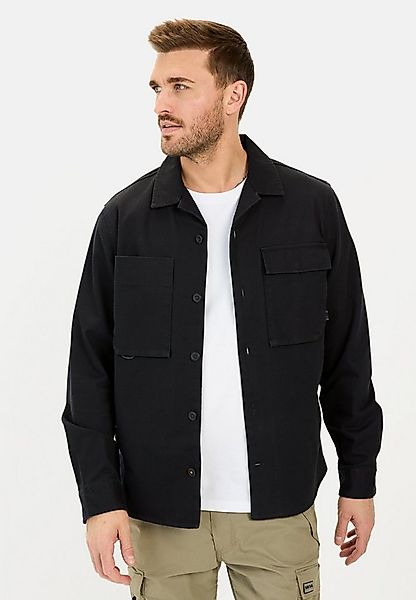 camel active Hemdjacke aus reiner Baumwolle Langarm Hemdblusenkragen Marken günstig online kaufen