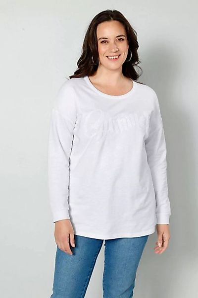 MIAMODA Sweatshirt Sweatshirt Pailletten Langarm günstig online kaufen