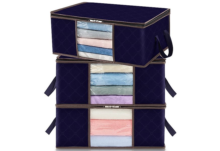 Lifewit Aufbewahrungsdose 3er-Set große Aufbewahrungsboxen mit Deckel – pla günstig online kaufen