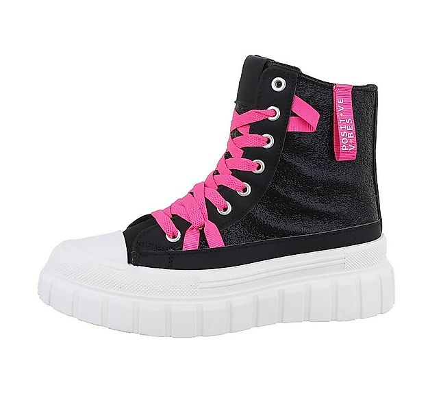 Ital-Design Damen High-Top Freizeit Sneakerboots (85255514) Flach Sneakers günstig online kaufen