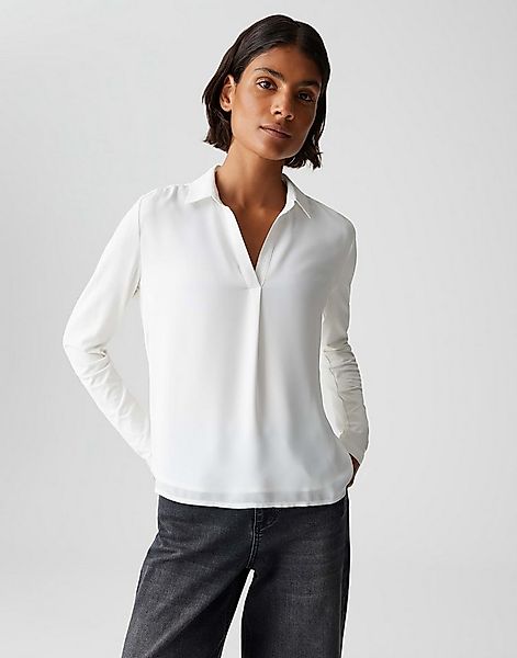 OPUS Langarmbluse FLASTI FLASTI Regular Shirtbluse Umlegekragen, kleine Fal günstig online kaufen