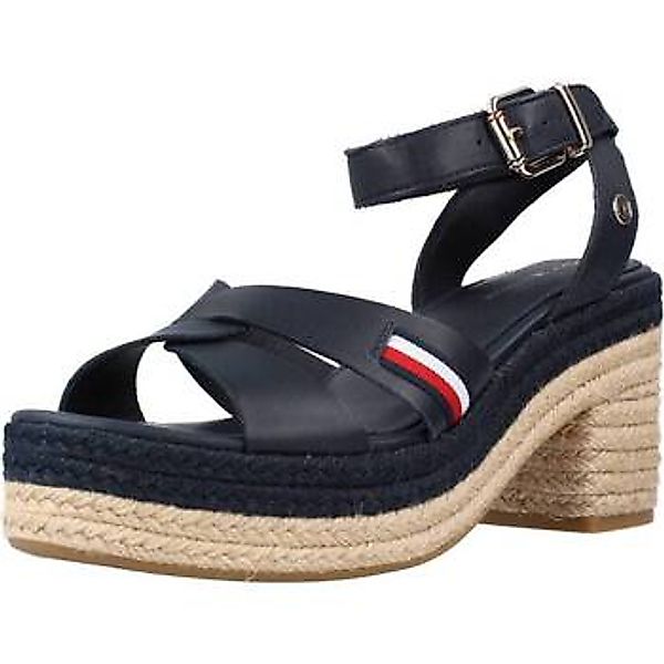 Tommy Hilfiger  Sandalen INTERLACE MID HEEL SA günstig online kaufen