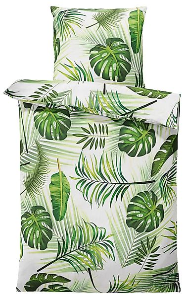One Home Bettwäsche Tropical, Mikrofaser, 2 günstig online kaufen