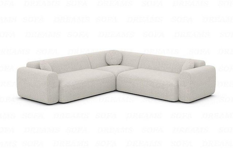 Sofa Dreams Ecksofa Stoff Sofa Eckcouch Polster Ecksofa Cortegada L Form St günstig online kaufen