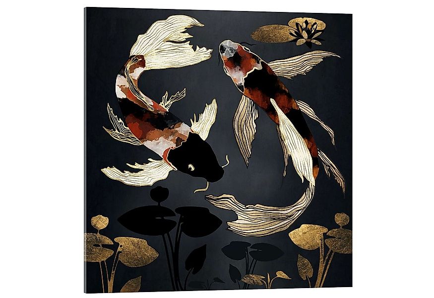 Posterlounge Wandbild Metallische Koi IV, SpaceFrog Designs, erhältlich als günstig online kaufen