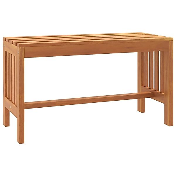 vidaXL Gartenbank 80 cm Massivholz Eukalyptus 363287 günstig online kaufen