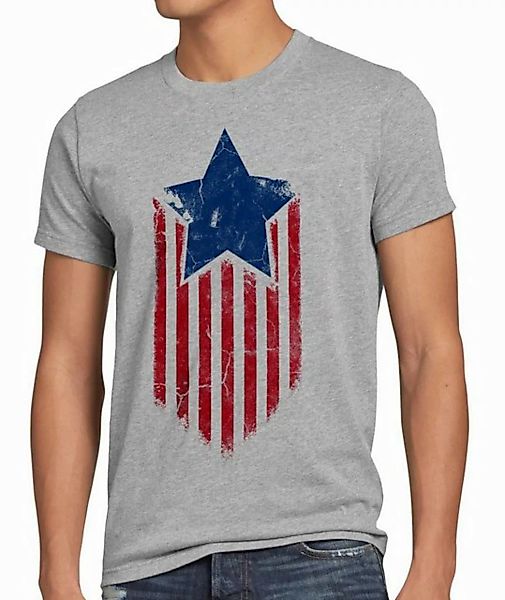 style3 T-Shirt USA Stars Stripes Amerika Held Flagge Superheld States capta günstig online kaufen