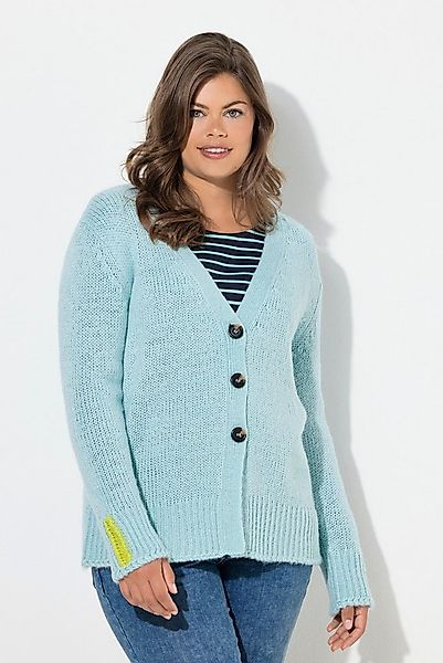 Laurasøn Strickjacke Strickjacke Langarm V-Ausschnitt günstig online kaufen