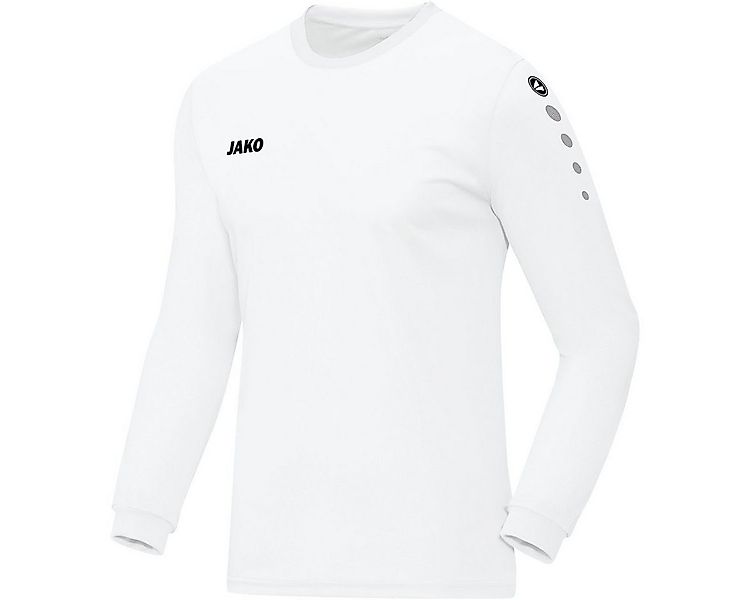 Jako Langarmshirt Trikot Team (100% Polyester) weiss Herren günstig online kaufen