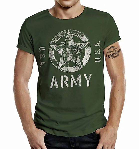 GASOLINE BANDIT® T-Shirt für US Army military Fans im classic used Look Pri günstig online kaufen