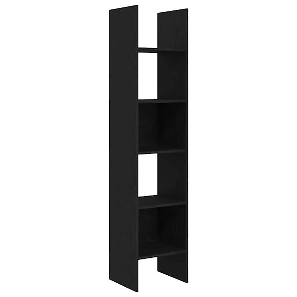 vidaXL Bücherregal Schwarz Eichen-Optik 40 x 35 x 180 cm Holzwerkstoff 8750 günstig online kaufen