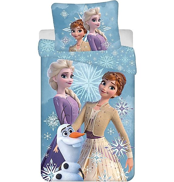 Disney Frozen Wendebettbezug Frozen Bettwäsche Eiskönigin günstig online kaufen