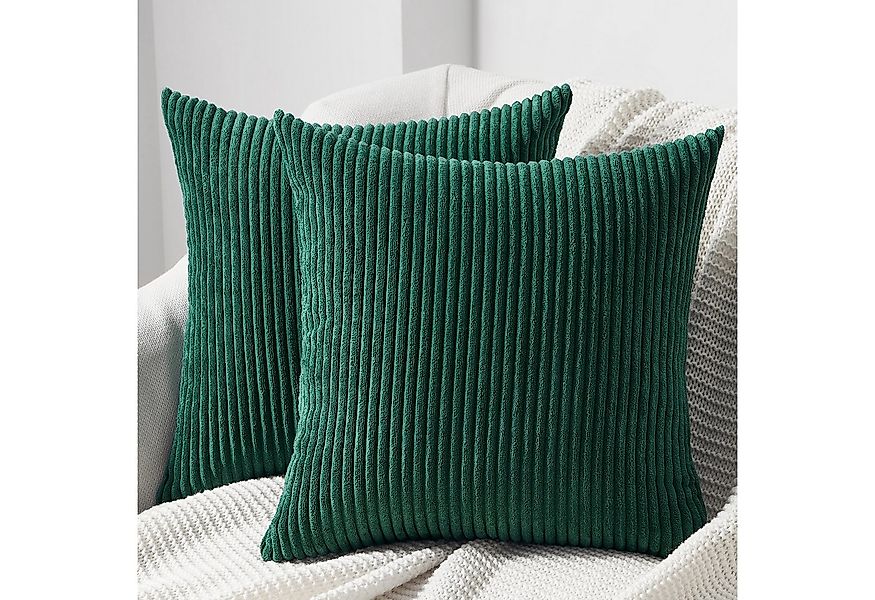 Topfinel Kissenbezug gestreiftes Muster,2er Set Kissenhülle Dekokissen Kiss günstig online kaufen