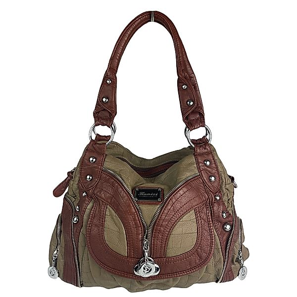 Taschen4life Schultertasche klassische Damen Handtasche AK1168, günstig online kaufen