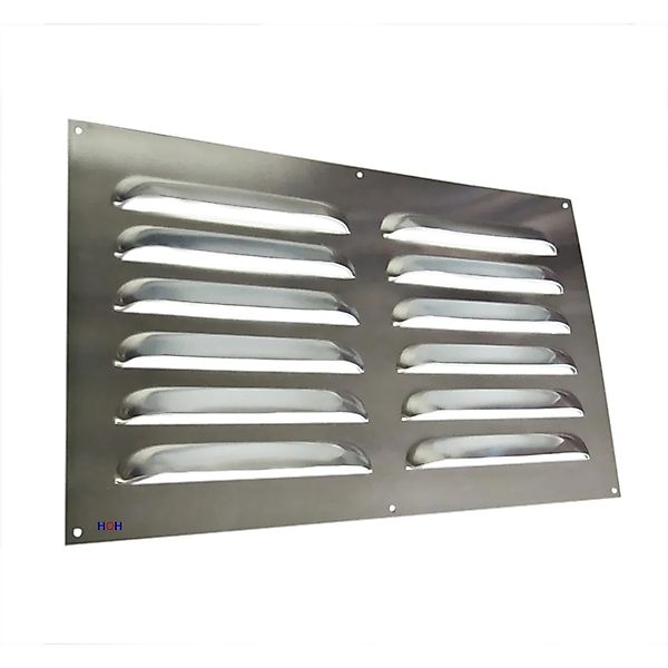 Häusler Lüftungsgitter LG 5030 GLA Lamellengitter Alu F1 500 x 300mm Abluft günstig online kaufen