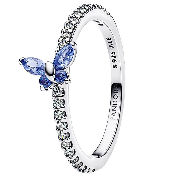 Pandora Silberring Damen-SilberFunkelnder Blau günstig online kaufen