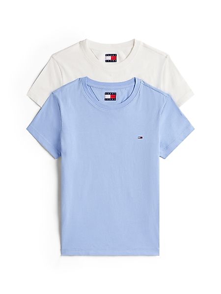Tommy Jeans T-Shirt "TJW 2PACK C-NECK TEE" Packung, 2er, 2 Stk. mit Logo-St günstig online kaufen