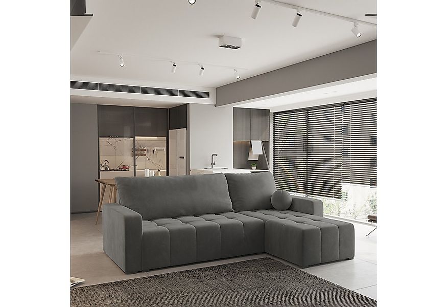 Masseno Ecksofa VOLIRA mit Schlaffunktion L-Form, Sofa mit Bettkasten günstig online kaufen