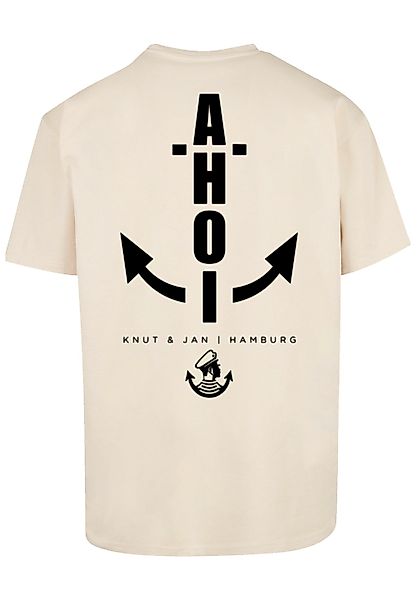 F4NT4STIC T-Shirt "Oversized T-Shirt Ahoi Anker Knut & Jan Hamburg", Print günstig online kaufen