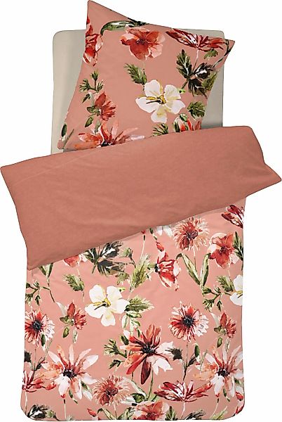 Cinderella Wendebettwäsche "Cleo" 2 Stk. mit floralem Print günstig online kaufen