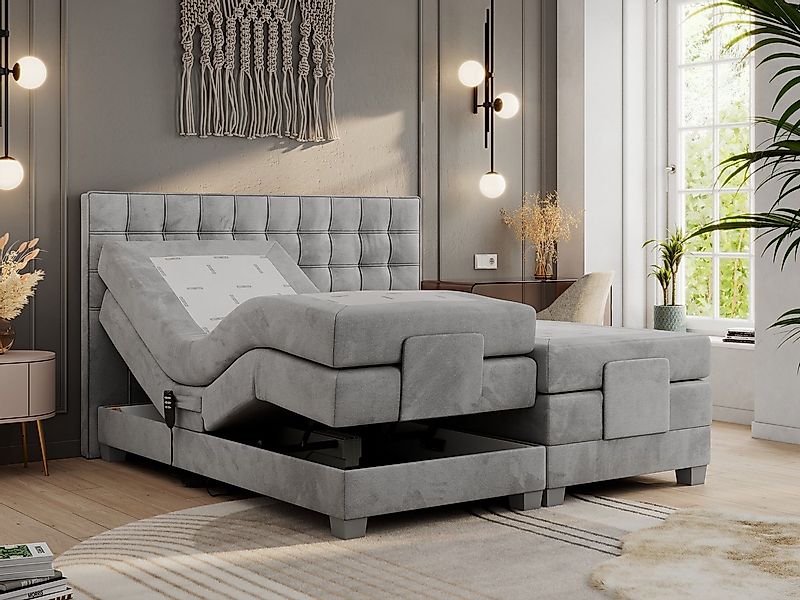 MKS MÖBEL Boxspringbett ELECTRO (Set, Packung, Multipocket-Matratzen, T30-S günstig online kaufen