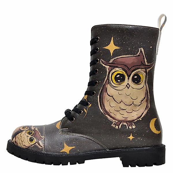 DOGO Schnürboots "Zipsy Owls Family Damen Stiefel / Female", Vegan günstig online kaufen