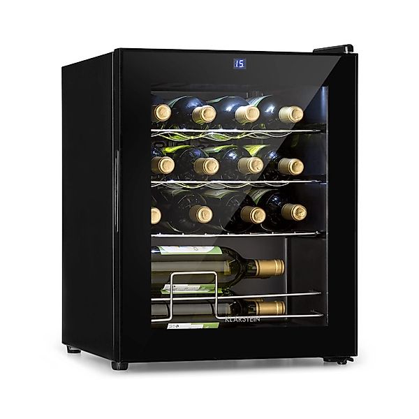 Klarstein Shiraz 16 Uno Weinkühlschrank 42 L Touch-Bedienfeld 131 W 5-18°C günstig online kaufen