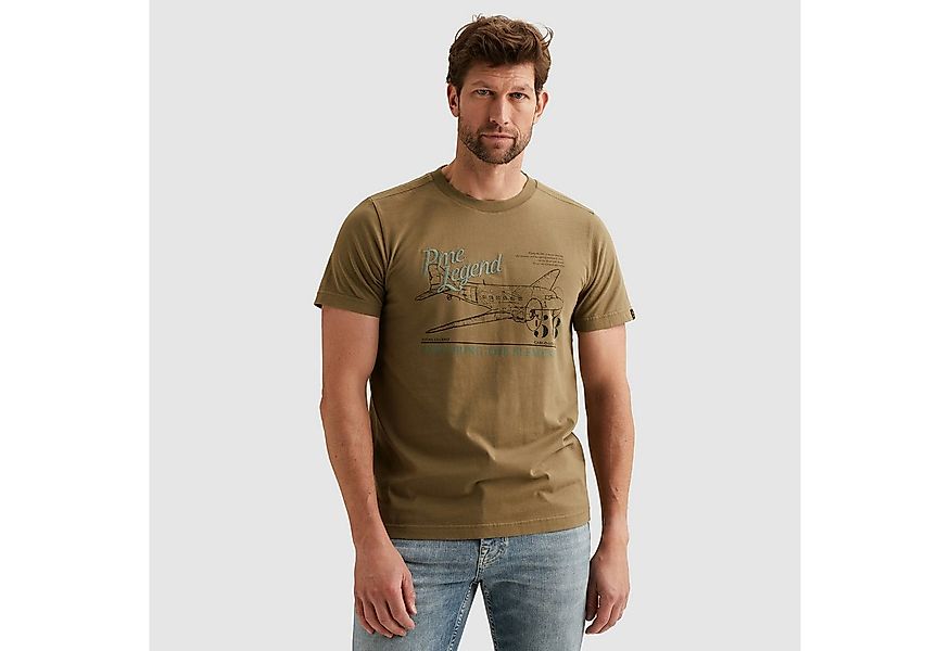 PME LEGEND T-Shirt mit Logo-Stickerei und Print günstig online kaufen