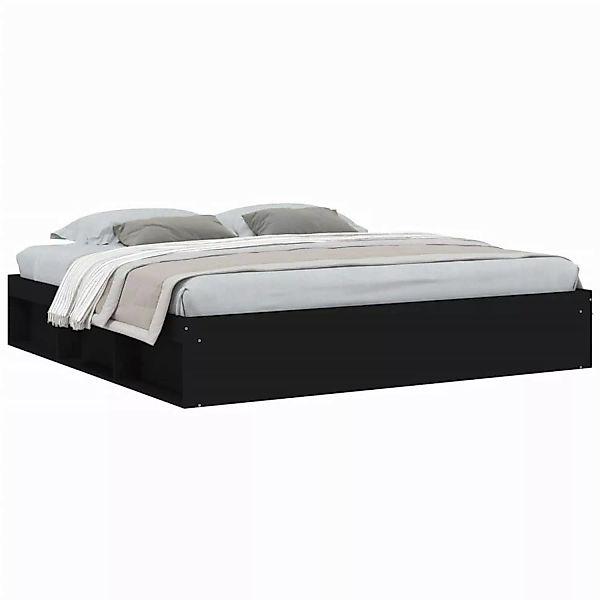 vidaXL Bettgestell Schwarz 200x200 cm1908085 günstig online kaufen