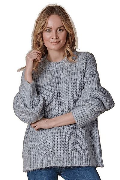 Zhrill Strickpullover Strickpullover ZHBARLA Grau Care Label vor dem Wasche günstig online kaufen